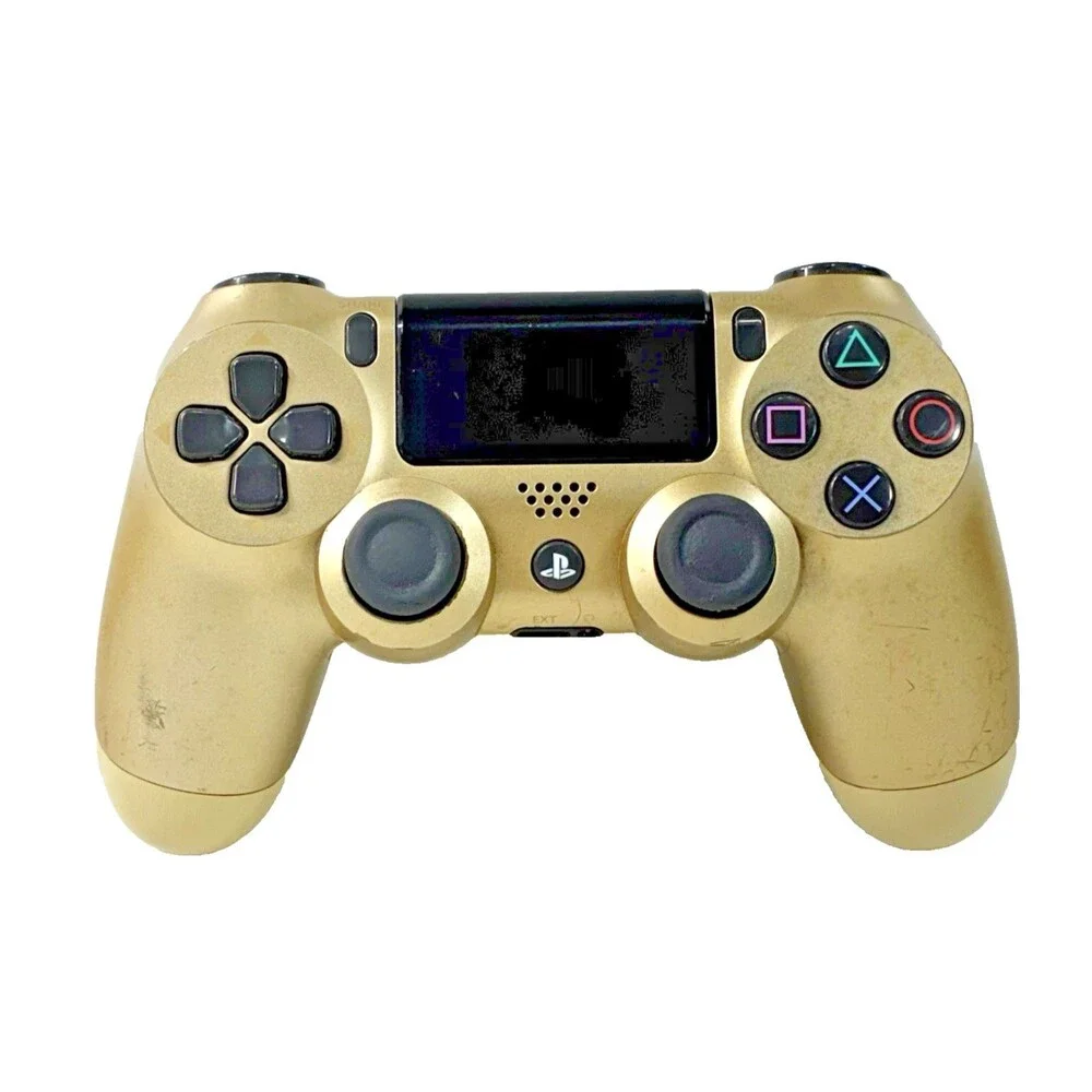 Official Sony PlayStation 4 CUH-ZCT2U Replacement Gold Controller Tested